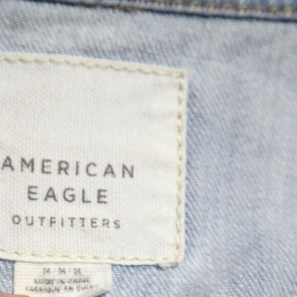 American Eagle Denim Jacket Size Medium - Picture 3 of 7